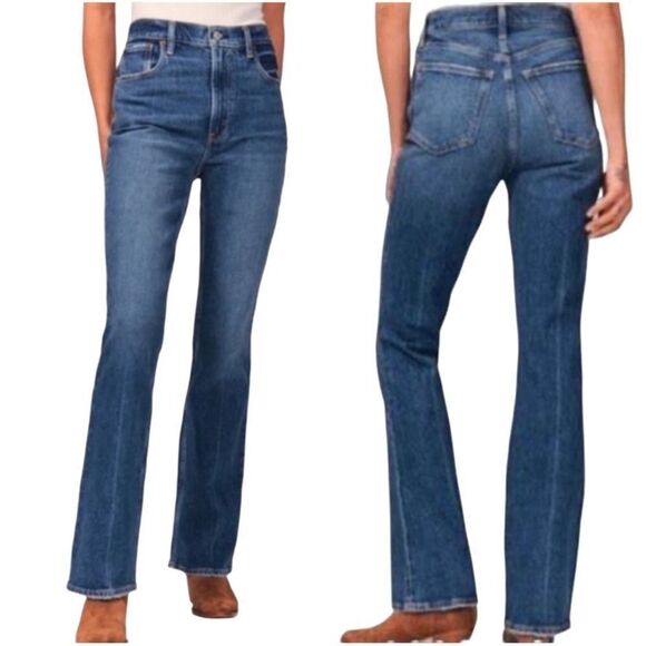 Abercrombie & Fitch Denim - Abercrombie & Fitch 70s Vintage Flare Ultra High Rise Size 25/0 Short